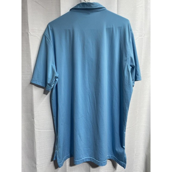 Peter Millar Shirt Mens Large Blue‎ Striped Polo Summer Comfort Golf - Picture 4 of 7